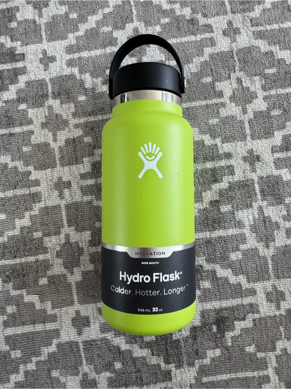 Hydro Flask Seagrass 32 oz Wide Flex Cap Bottle